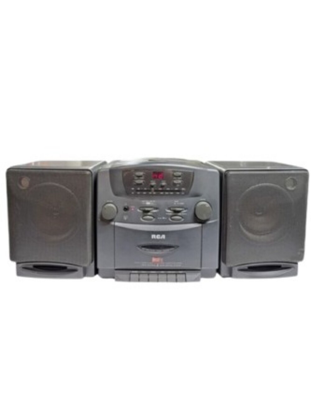 RCA Black Portable Stereo System with Dual Speakers Model RP-7979